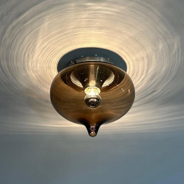 Drop Ceiling Lamp from Dijkstra, 1970s For Sale - Image 4 of 7