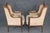 Pair of Antique French Louis XVI Bergère Chairs, Walnut Carved Frames With Down Cushions, Turn of the Century For Sale - Image 4 of 15