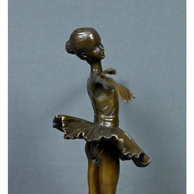 Crespain, Ballerina, Early 20th Century, Bronze For Sale - Image 10 of 14