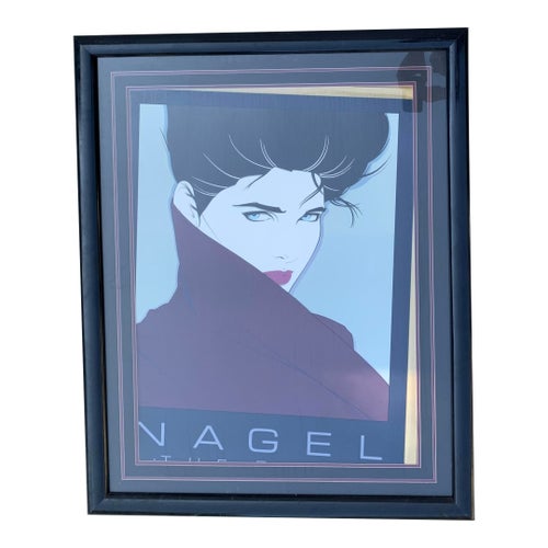 1980s Patrick Nagel Serigraph Limited Edition The Book
