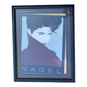 1980s Patrick Nagel Serigraph Limited Edition "The Book"