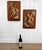 Mid-Century Modern Mid-Century Abstract Figural Dancers Walnut Wall Plaques - A Pair For Sale - Image 3 of 13
