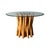 Vintage Bundled Bamboo Glass-Top Dining Table, Attributed to Budji Layug For Sale