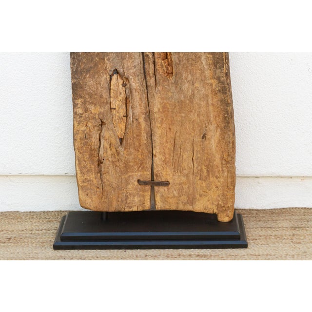 Early 20th Century Early 1800's Symbolic African Dogon Door For Sale - Image 5 of 7