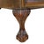 Metal Pair of Leather Wing Back Tufted Chairs on Ball & Claw Feet, English, Ca. 1920. For Sale - Image 7 of 7