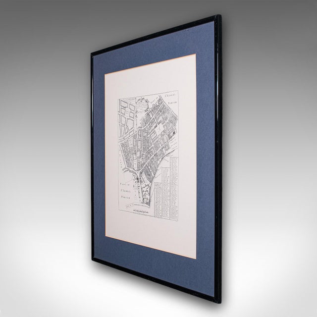English Vintage 18th Century Street Map, London, St Martins in the Field, Cartography For Sale - Image 3 of 11