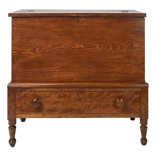 Antique 19th Century Southern Plantation Sugar Chest For Sale
