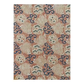 Quadrille Fairie Enchantee Toile Linen Cotton Blend Fabric 1 1/2 Yards For Sale