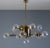 Space Age Brass Chandelier, Czechoslovakia, 1970s For Sale - Image 12 of 14
