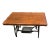 1920s Live Edge Sofa Table - Reclaimed Standard Sewing Machine Base For Sale