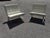 Barcelona' Chrome and Leather Lounge Chairs. In the style of Ludwig Mies Van Der Rohe. Chairsare confirmed 1970s but...