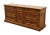 DREXEL HERITAGE Bishopsgate Collection English Tudor Style 72" Triple Door Dresser 120-130 32" High 72.5" Wide 19.5" Deep...