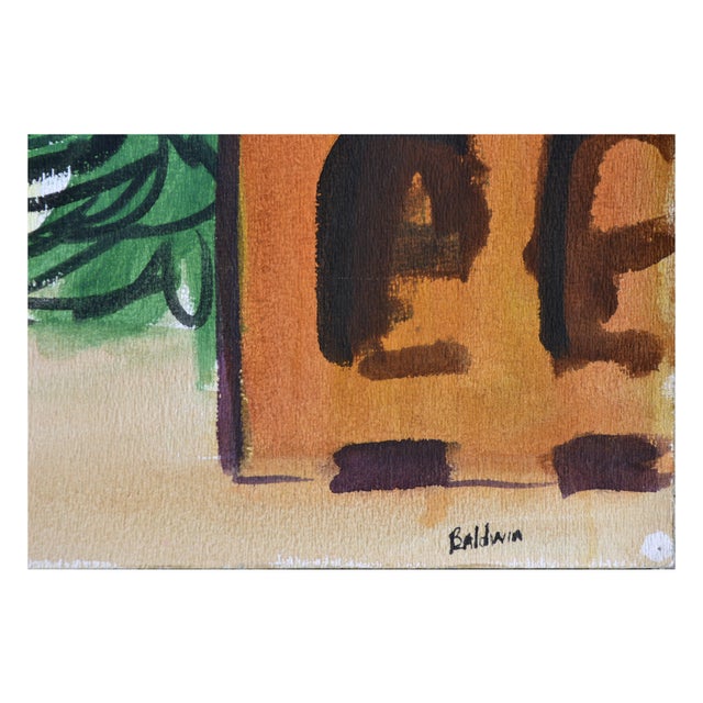 Colorful Skyline by Diane Baldwin For Sale - Image 4 of 4