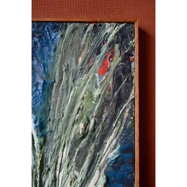 Luc, Abstract Composition, 1970, Painting on Panel For Sale - Image 6 of 11