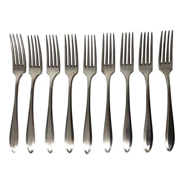 Antique Community Silver Plated Dinner Forks S / 9 Chairish