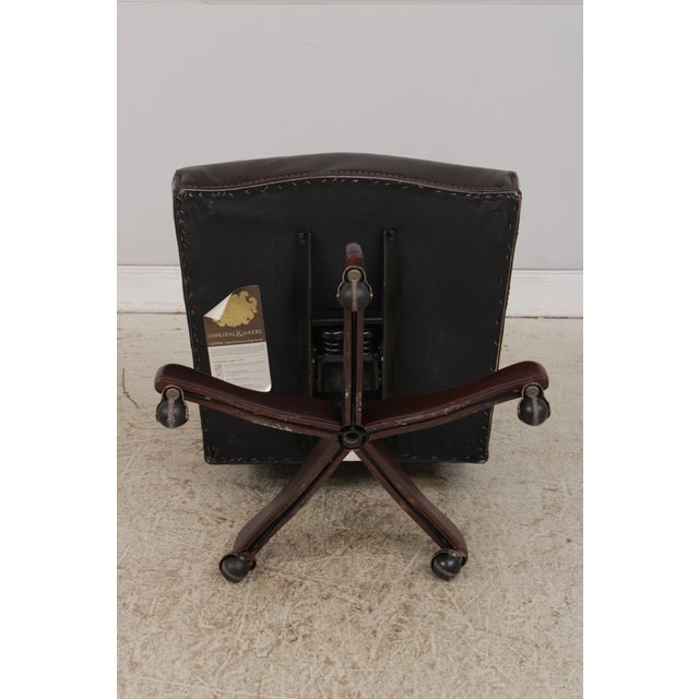 Hancock & Moore Leather Office Desk Chair For Sale - Image 16 of 17