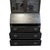 Ethan Allen Newport Collection Contemporary Asian Inspired Black 41" Secretary Desk W. Bookcase Hutch Top 34-9408 For Sale - Image 9 of 17