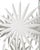 Currey & Company Currey & Company Bismarkia Large White Chandelier For Sale - Image 4 of 7