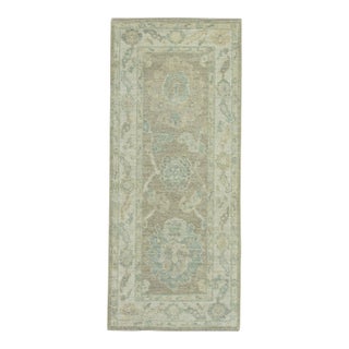 Turkish Oushak Rug 2'2"x 5'2" #19485 For Sale