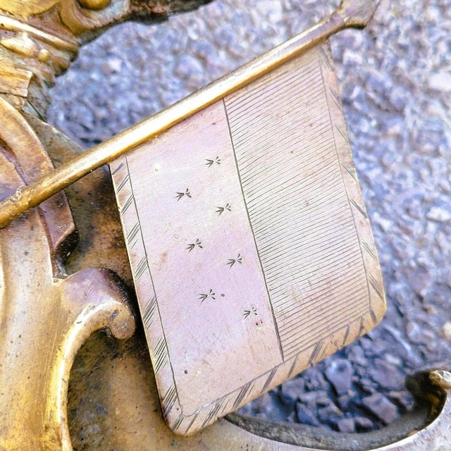 Metal 19th Century Louis XIV Bronze Wall Lights - Mirrors, Set of 2 For Sale - Image 7 of 18