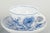 Mid-Century Blue Onion Porcelain Coffee Cups and Saucers from Meissen, Set of 6 For Sale - Image 3 of 5