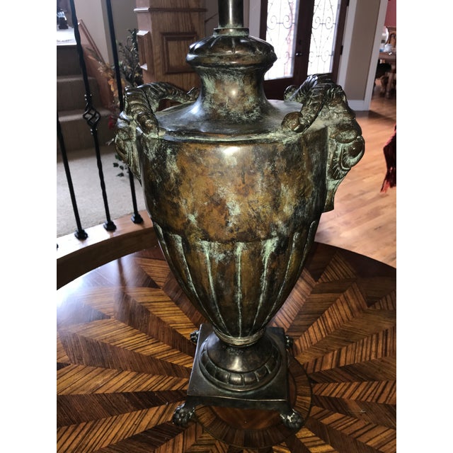 Cast Bronze Urn Lamp by Maitland Smith | Chairish