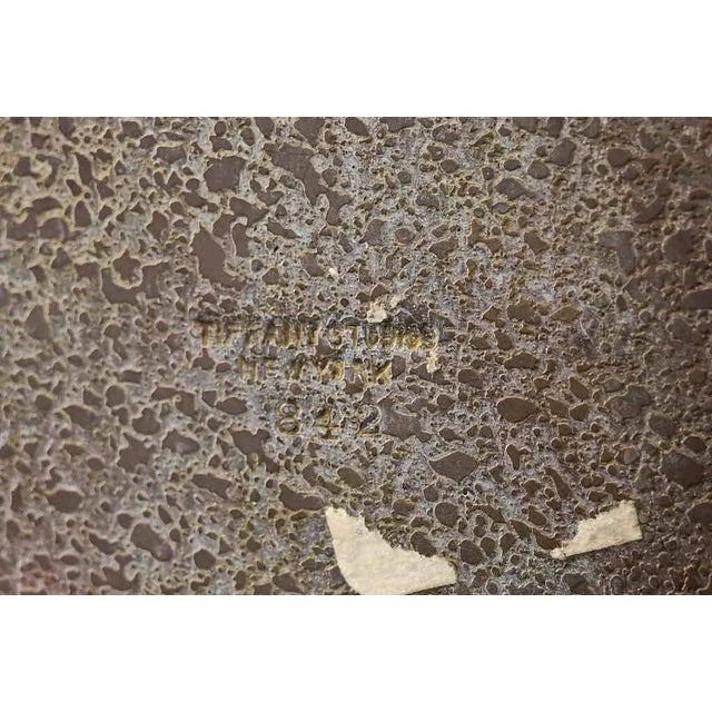 Tiffany Studios New York Zodiac Bronze Inkwell For Sale - Image 10 of 12