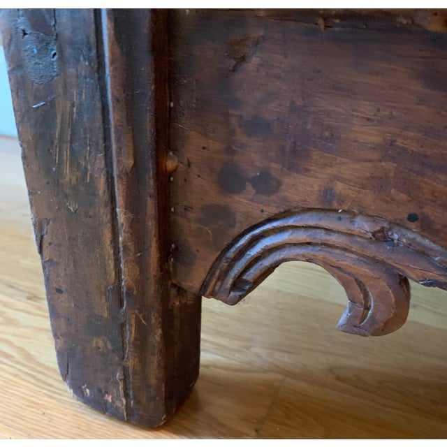 Antique Painted and Lacquered Chinese Chest For Sale - Image 10 of 12