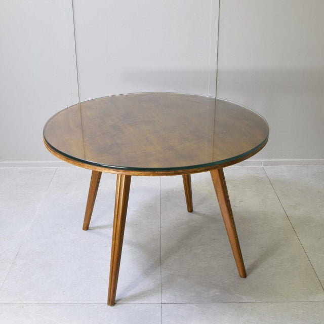 Round Table in the style of Gio Ponti, 1960s For Sale - Image 6 of 8