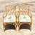 Chinese Vintage Coastal Chinese Chippendale Rattan Armchairs – A Pair For Sale - Image 3 of 12