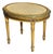 French Louis XVI Style Tabouret Stool With Cane Top and Green Painted Accents, Early 20th C. For Sale