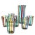 Glasses in the style of Gio Ponti, 2004, Set of 7 For Sale
