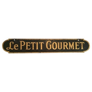 Le Petite Gourmet Restaurant Sign For Sale