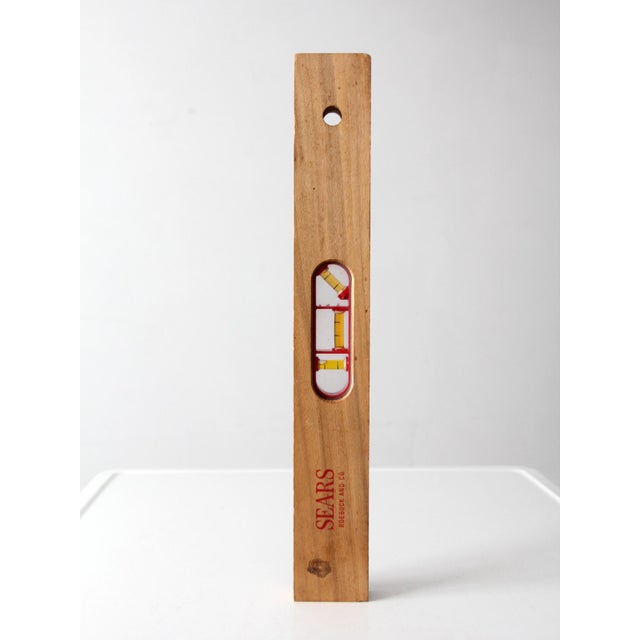 Mid-Century Sears Wood Carpenter's Level For Sale - Image 11 of 12