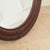 Historicist Oval Mirror with Wooden Frame For Sale - Image 4 of 8