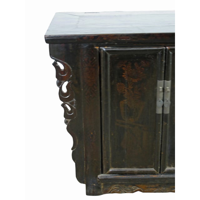Wood Late 19th Century Antique Chinese Shanxi Sideboard For Sale - Image 7 of 13