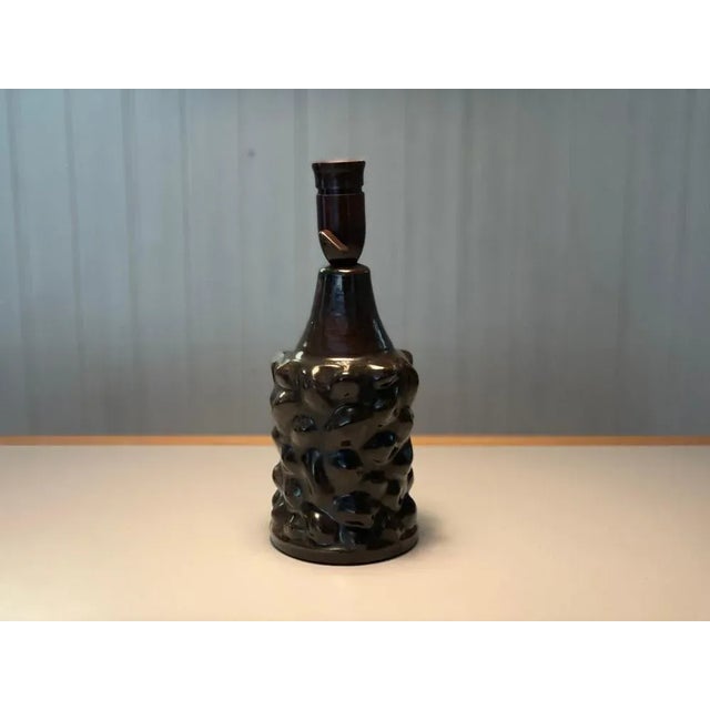 Metal Vintage Danish Bubble Ceramic Table Lamp, 1960s For Sale - Image 7 of 7