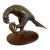 Vintage Bronze Mughal Bird Holding an Egg For Sale