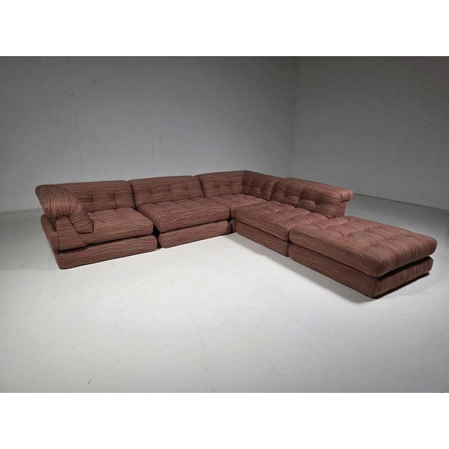 Early Edition Mah Jong Modular Sofa by Hans Hopfer for Roche Bobois, 1970s, Set of 12 For Sale - Image 3 of 11