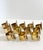 Brass Vintage Heyco Brass Pineapple Napkin Rings – Set of 12 For Sale - Image 8 of 12