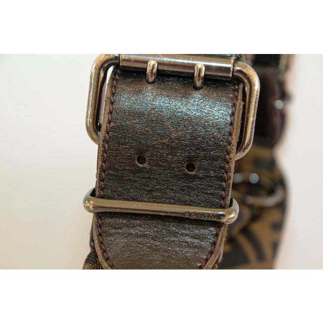 Fendi Oyster FF Print Shoulder Hobo Bag For Sale - Image 11 of 11