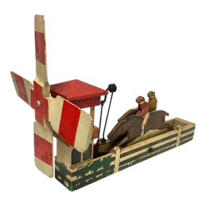 1930s Folk Art Horse Race Whirligig