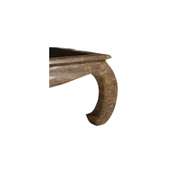 Late 20th Century Late 20th Century Maitland and Smith Ming Style Tessellated Stone Coffee Table For Sale - Image 5 of 6
