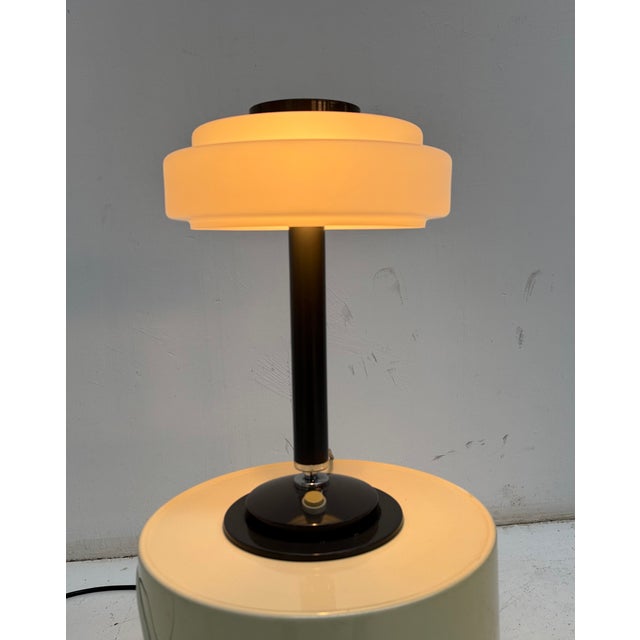 Elegant pair of Napako table lamps, very good condition This piece has an attribution mark, I am sure that it is...