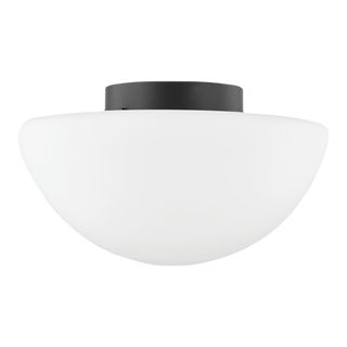 Mitzi Andrea 2-Light Flush Mount, Soft Black, Soft Black For Sale