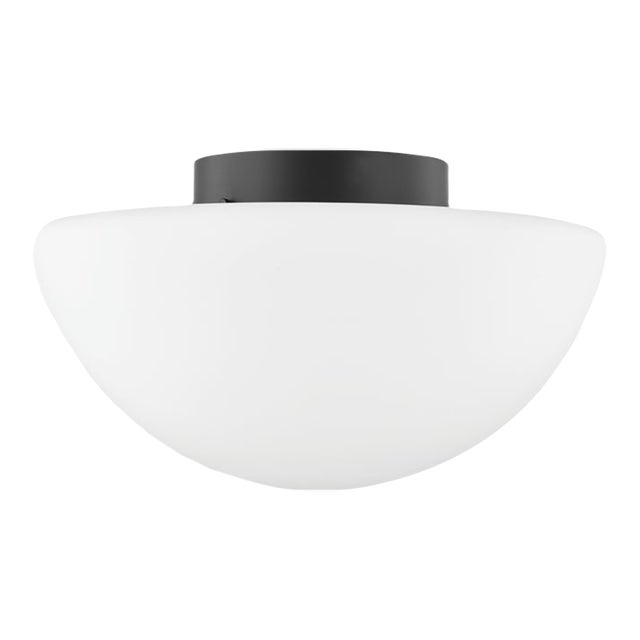 Mitzi Andrea 2-Light Flush Mount, Soft Black, Soft Black For Sale