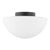 Mitzi Andrea 2-Light Flush Mount, Soft Black, Soft Black For Sale