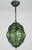 1970s 1970s Wonderful Green Colour Venetian Lantern, Seguso Murano Glass - Set of 2 For Sale - Image 5 of 12