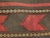 Vintage Baluch Sofreh Tribal Kilim, Handwoven Wool, Geometric Pattern, Brown & Red, 4x4 For Sale - Image 4 of 10