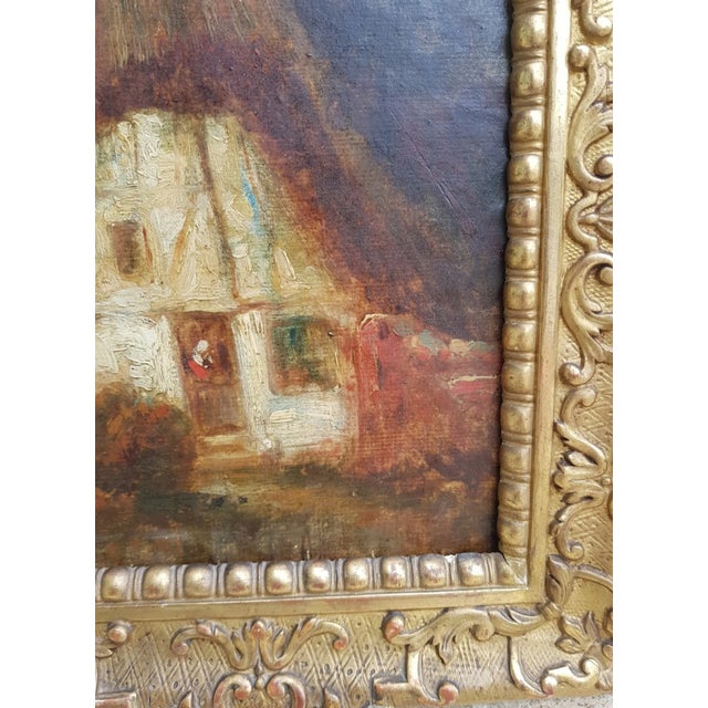 Charming oil by Felix ZIEM corresponding to his "Barbizon" period around 1850, where he regularly went to the forest of...